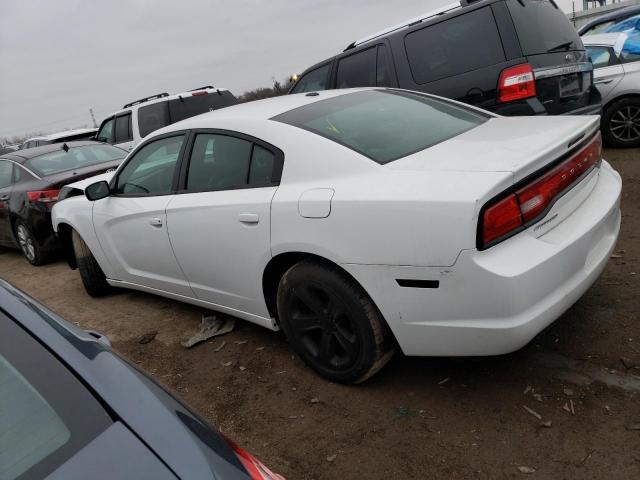 2C3CDXHG2EH339314 - 2014 DODGE CHARGER SXT WHITE photo 2