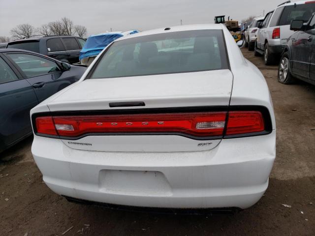 2C3CDXHG2EH339314 - 2014 DODGE CHARGER SXT WHITE photo 6