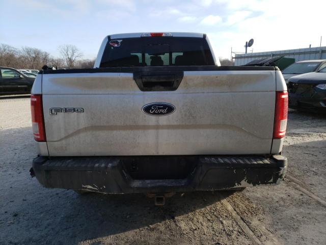 1FTEW1EF1HKD70848 - 2017 FORD F150 SUPER SILVER photo 6