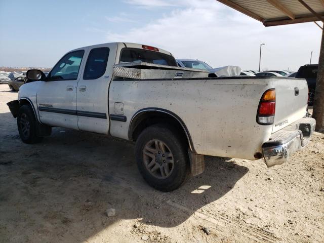 5TBRN34161S201745 - 2001 TOYOTA TUNDRA ACCESS CAB SR5 WHITE photo 2