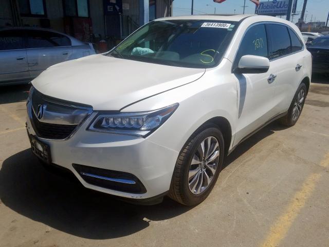 5FRYD4H4XGB037024 - 2016 ACURA MDX TECHNOLOGY  photo 2