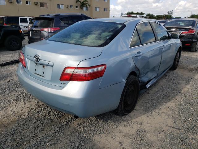 4T1BE46K38U792560 - 2008 TOYOTA CAMRY CE BLUE photo 4