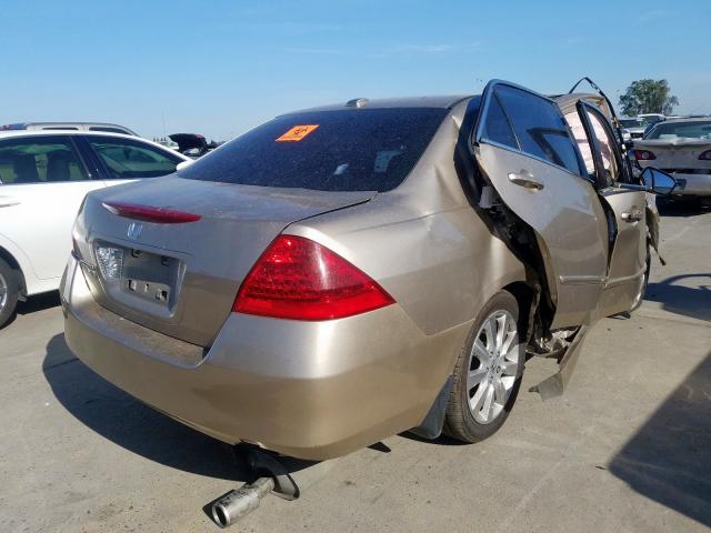 1HGCM66567A011601 - 2007 HONDA ACCORD EX  photo 4