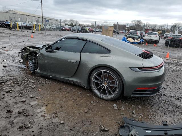 WP0AA2A94MS206491 - 2021 PORSCHE 911 CARRERA GRAY photo 2