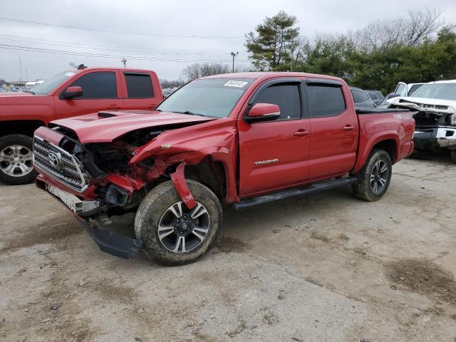 3TMCZ5AN7HM081338 - 2017 TOYOTA TACOMA DOUBLE CAB RED photo 1