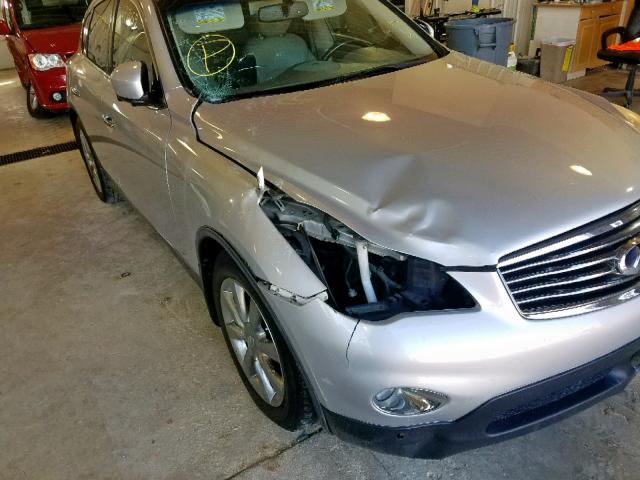 JNKAJ09F38M357779 - 2008 INFINITI EX35 BASE ვერცხლისფერი ფოტო 9