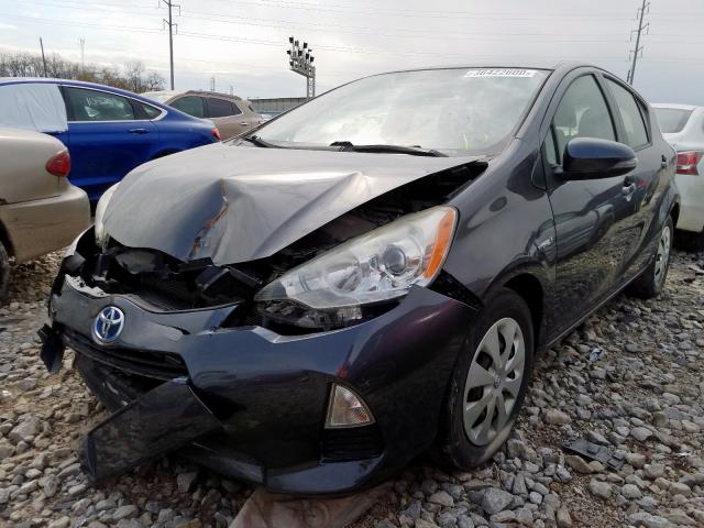 JTDKDTB39C1525465 - 2012 TOYOTA toyota prius c  photo 2