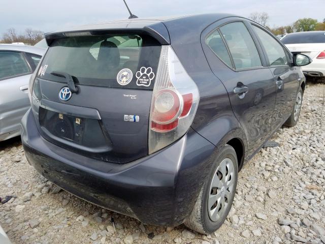 JTDKDTB39C1525465 - 2012 TOYOTA toyota prius c  photo 4