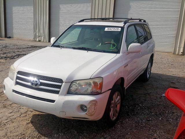 JTEEW21A560027660 - 2006 TOYOTA HIGHLANDER HYBRID  photo 2