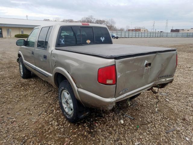 1GCDT13W72K168949 - 2002 CHEVROLET S TRUCK S10  photo 3