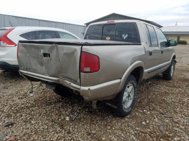 1GCDT13W72K168949 - 2002 CHEVROLET S TRUCK S10  photo 4