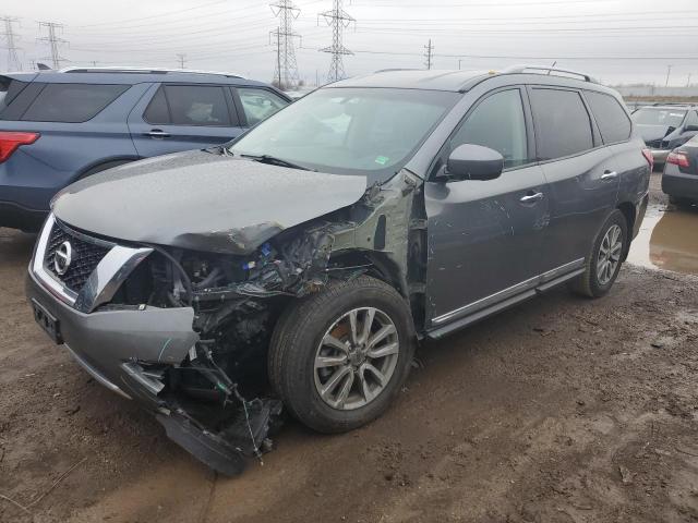 5N1AR2MM6FC652448 - 2015 NISSAN PATHFINDER S GRAY photo 1