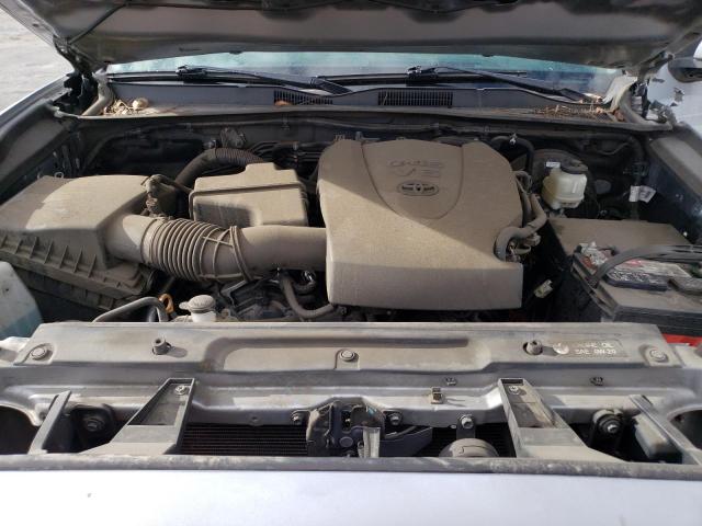 3TMAZ5CNXHM038889 - 2017 TOYOTA TACOMA DOUBLE CAB 银色 照片 11