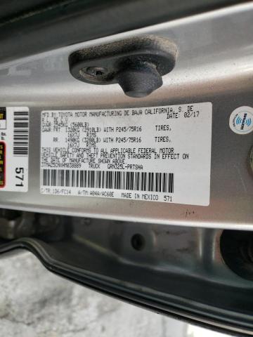 3TMAZ5CNXHM038889 - 2017 TOYOTA TACOMA DOUBLE CAB 银色 照片 12