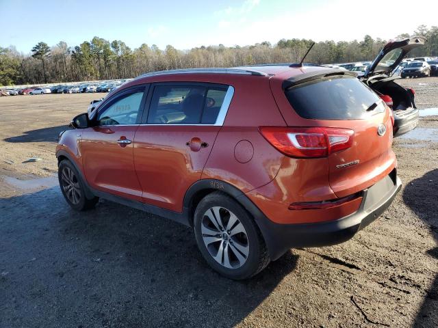 KNDPCCA20B7163751 - 2011 KIA SPORTAGE EX ORANGE photo 2