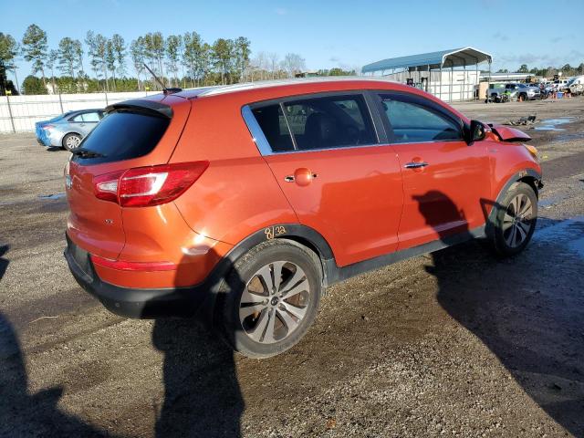 KNDPCCA20B7163751 - 2011 KIA SPORTAGE EX ORANGE photo 3