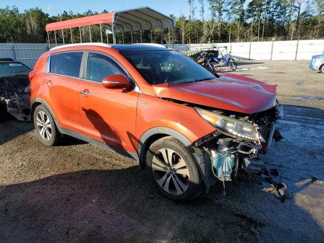 KNDPCCA20B7163751 - 2011 KIA SPORTAGE EX ORANGE photo 4