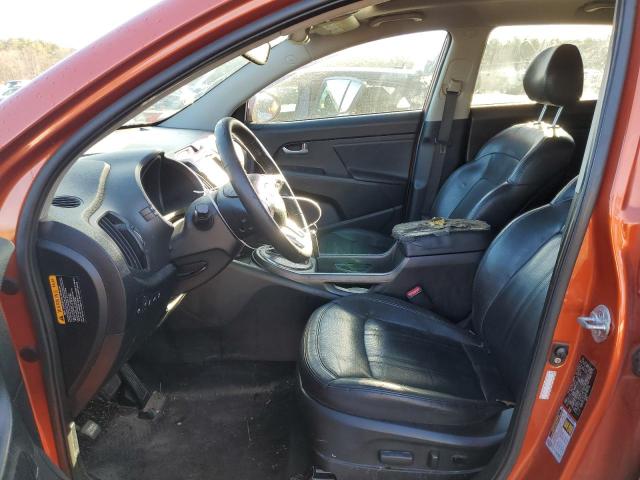 KNDPCCA20B7163751 - 2011 KIA SPORTAGE EX ORANGE photo 7