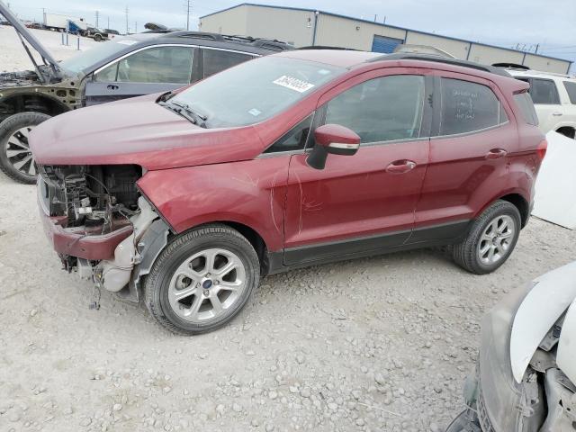 MAJ3S2GE7KC262898 - 2019 FORD ECOSPORT SE RED photo 1