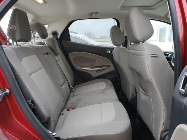 MAJ3S2GE7KC262898 - 2019 FORD ECOSPORT SE RED photo 11