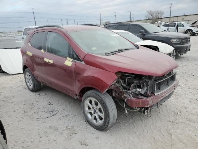 MAJ3S2GE7KC262898 - 2019 FORD ECOSPORT SE RED photo 4