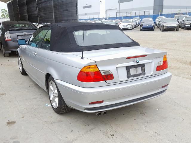 WBABS33422JY42755 - 2002 BMW 325 CI  photo 3