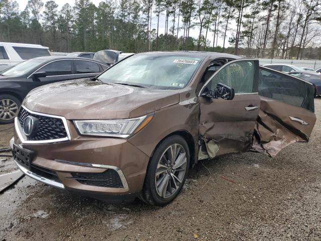 5J8YD4H53KL003346 - 2019 ACURA MDX TECHNOLOGY BROWN photo 1