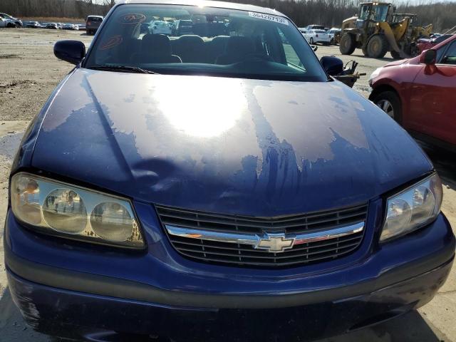 2G1WF52E159382639 - 2005 CHEVROLET IMPALA BLUE photo 5