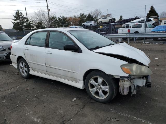 2T1BY30EX5C320955 - 2005 TOYOTA COROLLA XRS WHITE photo 4