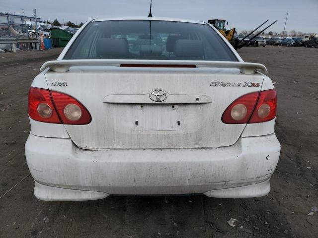 2T1BY30EX5C320955 - 2005 TOYOTA COROLLA XRS WHITE photo 6