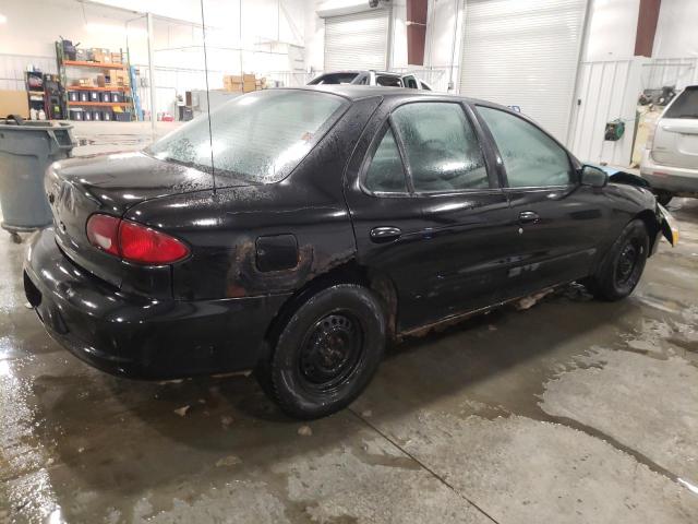 1G1JC524927446496 - 2002 CHEVROLET CAVALIER BASE BLACK photo 3