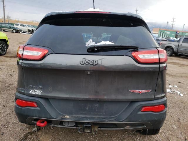 1C4PJMBS4FW639750 - 2015 JEEP CHEROKEE TRAILHAWK გრაფიტი ფოტო 6