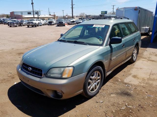 4S3BH675237650515 - 2003 SUBARU LEGACY OUTBACK AWP  photo 2