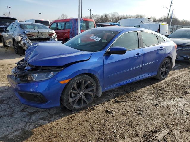 19XFC2F80ME000670 - 2021 HONDA CIVIC SPORT 蓝色 照片 1
