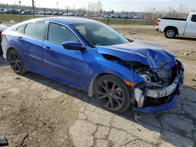 19XFC2F80ME000670 - 2021 HONDA CIVIC SPORT 蓝色 照片 4