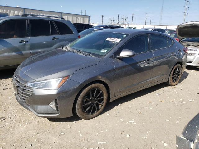 5NPD84LFXKH416449 - 2019 HYUNDAI ELANTRA SEL GRAY photo 1