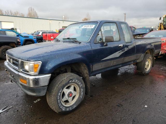 JT4RN13P1P6049626 - 1993 TOYOTA PICKUP 1/2 TON EXTRA LONG WHEELBASE DX BLUE photo 1