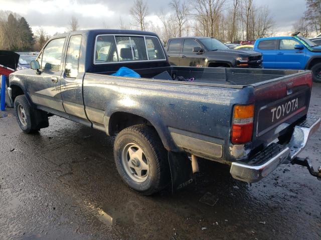 JT4RN13P1P6049626 - 1993 TOYOTA PICKUP 1/2 TON EXTRA LONG WHEELBASE DX BLUE photo 2