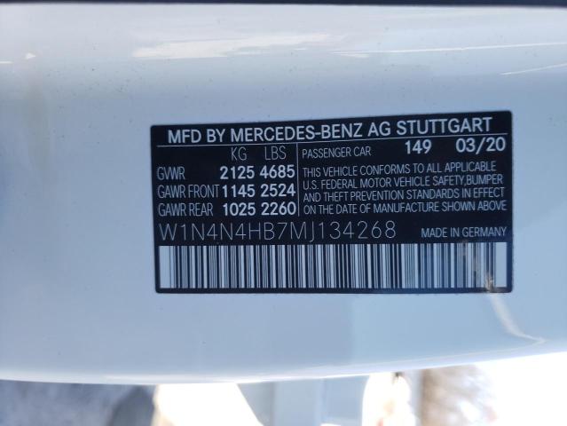 W1N4N4HB7MJ134268 - 2021 MERCEDES-BENZ GLA 250 4MATIC WHITE photo 14