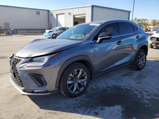 JTJYARBZXK2125236 - 2019 LEXUS NX 300 BASE ნაცრისფერი ფოტო 1