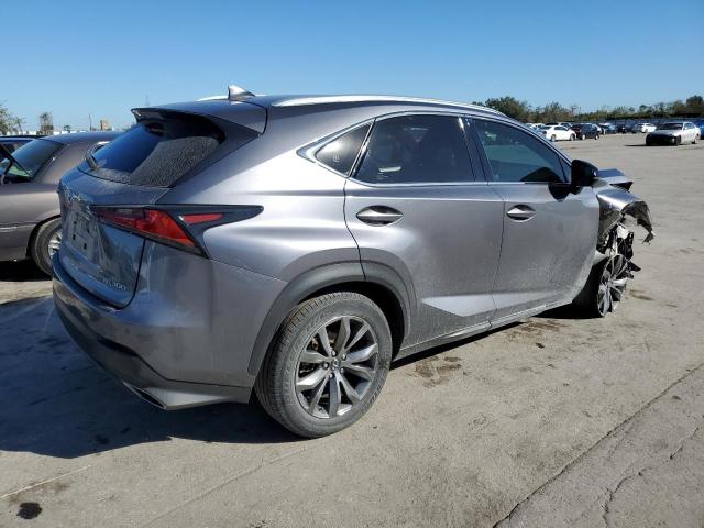 JTJYARBZXK2125236 - 2019 LEXUS NX 300 BASE ნაცრისფერი ფოტო 3