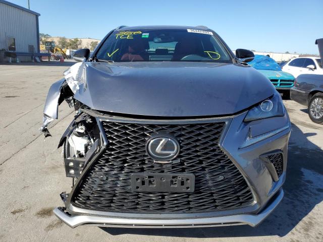 JTJYARBZXK2125236 - 2019 LEXUS NX 300 BASE ნაცრისფერი ფოტო 5
