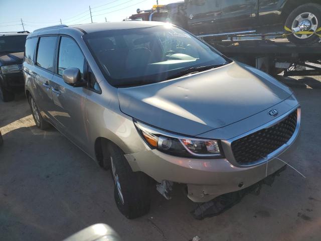 KNDMB5C11G6130468 - 2016 KIA SEDONA LX BEIGE photo 4