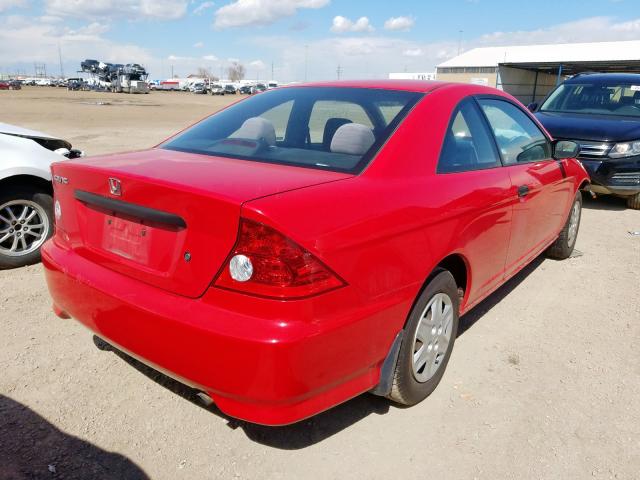 1HGEM21145L078768 - 2005 HONDA CIVIC DX VP  photo 4