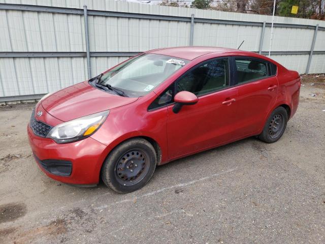 KNADM4A33F6515275 - 2015 KIA RIO LX RED photo 1