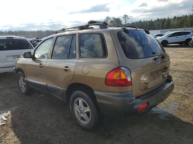 KM8SC13D74U661944 - 2004 HYUNDAI SANTA FE GLS GOLD photo 2