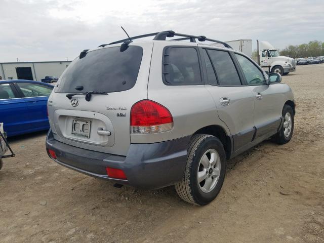 KM8SC13E66U059130 - 2006 HYUNDAI SANTA FE GLS  photo 4