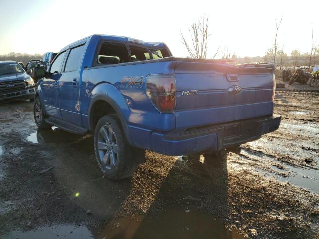 1FTFW1ET5EKF70976 - 2014 FORD F150 SUPER BLUE photo 2