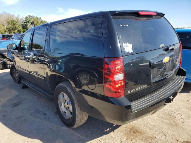 1GNSKJE77DR319421 - 2013 CHEVROLET SUBURBAN K1500 LT BLACK photo 2