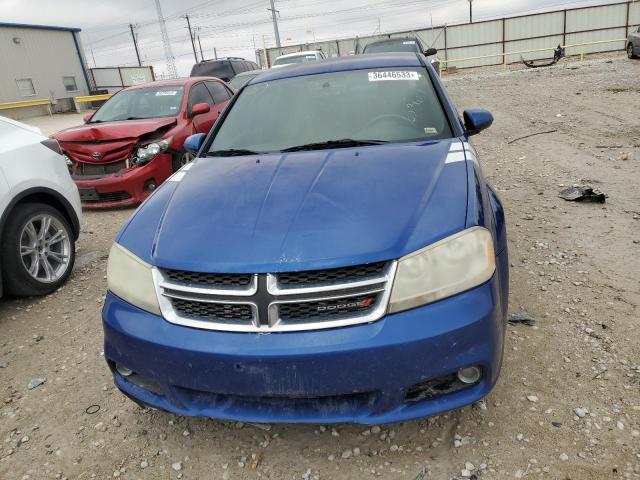 1C3CDZCB4DN653687 - 2013 DODGE AVENGER SXT BLUE photo 5